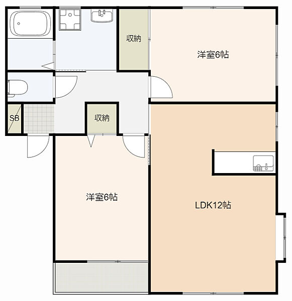 コーポエグゼ 202｜静岡県浜松市中央区十軒町(賃貸アパート2LDK・2階・53.46㎡)の写真 その2