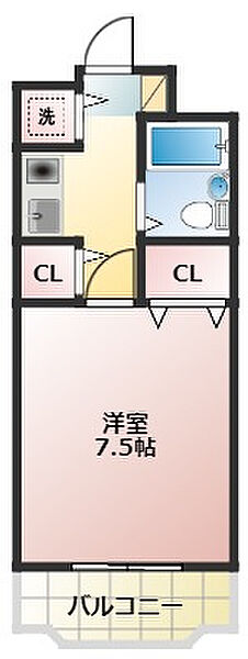 日興パレス浜松 303｜静岡県浜松市中央区中島１丁目(賃貸マンション1K・3階・23.96㎡)の写真 その2