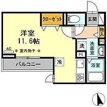 D-Hills中沢 202 ｜ 静岡県浜松市中央区中沢町（賃貸アパート1R・2階・30.22㎡） その2