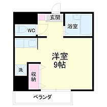 Espoir板屋 505 ｜ 静岡県浜松市中央区板屋町（賃貸マンション1R・5階・21.15㎡） その2