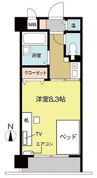 ブライティ助信 413｜静岡県浜松市中央区新津町(賃貸マンション1K・4階・24.58㎡)の写真 その2