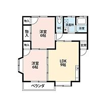 スカイ 101 ｜ 静岡県浜松市中央区上島７丁目（賃貸アパート2LDK・1階・49.39㎡） その2