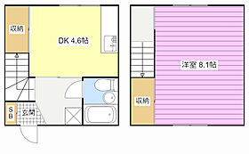 グリーン松城 102 ｜ 静岡県浜松市中央区松城町（賃貸テラスハウス1DK・1階・34.80㎡） その2