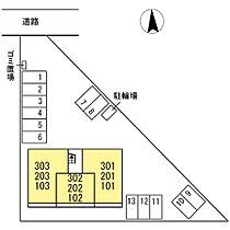 仮）D-ROOM上島五丁目 302 ｜ 静岡県浜松市中央区上島５丁目（賃貸アパート1LDK・3階・40.05㎡） その3