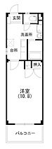 リバティー 204 ｜ 静岡県浜松市中央区半田山５丁目（賃貸アパート1K・2階・30.72㎡） その2