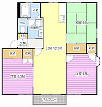 ラシーヌ広沢 201 ｜ 静岡県浜松市中央区広沢３丁目（賃貸アパート3LDK・2階・62.00㎡） その2