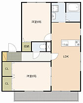 ベルフィオーレIII E 102 ｜ 静岡県浜松市中央区安松町（賃貸アパート2LDK・1階・51.00㎡） その2