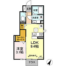 ラ ペ・クロシェットＭ 101 ｜ 静岡県浜松市中央区三方原町（賃貸アパート1LDK・1階・33.19㎡） その2