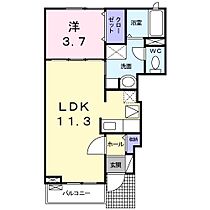 メゾンルミナス 102 ｜ 静岡県浜松市浜名区小松（賃貸アパート1LDK・1階・37.13㎡） その2