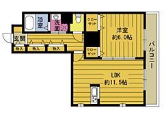 物件の間取り