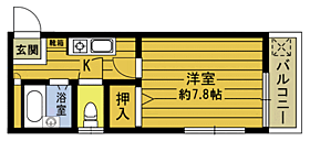 ラ・ミューズ上人 203 ｜ 大分県別府市上人南（賃貸アパート1K・2階・26.08㎡） その2