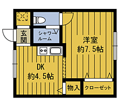 ＲＥＧＩＮＡ上人 205 ｜ 大分県別府市上人仲町（賃貸アパート1DK・2階・25.30㎡） その2