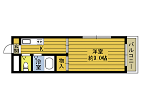 メゾンブルーバード 201 ｜ 大分県別府市亀川東町（賃貸マンション1K・2階・25.06㎡） その2