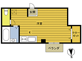 Ｒ21番館 201 ｜ 大分県国東市安岐町下原（賃貸アパート1R・2階・22.73㎡） その2