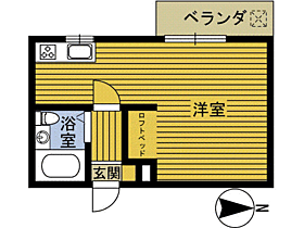 Ｋ－マックスハウス 102 ｜ 大分県大分市上野丘東（賃貸マンション1R・1階・23.12㎡） その2