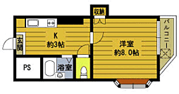 🉐敷金礼金0円！🉐サンシティ金池1012号