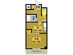 🉐敷金礼金0円！🉐ＡＣＵＲＡ錦町I