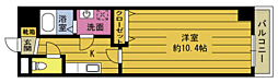 プリメーラコート神志那 1Kの間取図画像