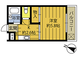 ヴィラ・アンソレイエ城原Ｂ 3階/301
