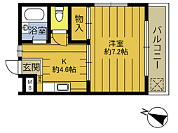 ヴィラ・アンソレイエ城原C 2階