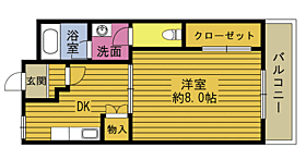 ウイング・アイ 706 ｜ 大分県大分市東津留２丁目（賃貸マンション1DK・7階・33.60㎡） その2