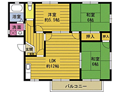 物件の間取り