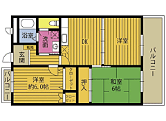 物件の間取り