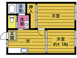 Dコーポ 2階