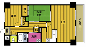 鈴木I 703 ｜ 大分県大分市中島西１丁目（賃貸マンション2LDK・7階・73.40㎡） その2