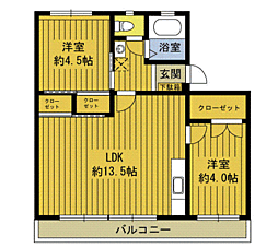 🉐敷金礼金0円！🉐コーポ豊西