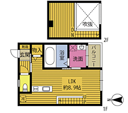 アヴェンタドール勢家町 2階