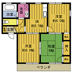 エスポワ−ル中島 2階