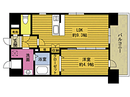 S-FORT高砂町 1LDKの間取図画像