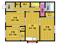 物件の間取り