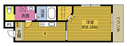 SungraceCovo 1Kの間取図画像