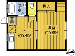安部荘 1階/1B