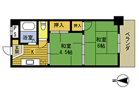 ニュー藤 702 ｜ 大分県別府市浜町（賃貸マンション1K・7階・29.16㎡） その2