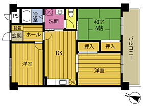 Ｎ－ｓｔａｇｅ下郡 402 ｜ 大分県大分市下郡中央３丁目（賃貸マンション3DK・4階・55.50㎡） その2