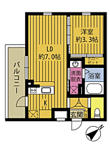 Ａｒｂｒｅ滝尾 101 ｜ 大分県大分市大字津守（賃貸マンション1LDK・1階・31.20㎡） その2