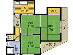 🉐敷金礼金0円！🉐生野アパートI