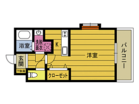 エステール・Ａ 208 ｜ 大分県大分市旭町（賃貸マンション1R・2階・29.26㎡） その2