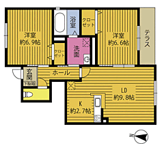 物件の間取り