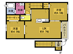 物件の間取り