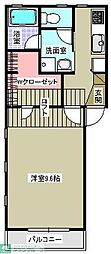 メゾン・アンテノール 1Kの間取図画像