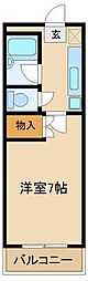 ライフフォーラム桜台 1Kの間取図画像