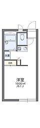 レオパレス高森台 1Kの間取図画像