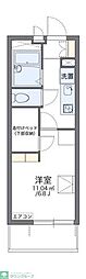 オリビア 1Kの間取図画像