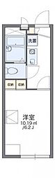レオパレスさくら坂 1Kの間取図画像