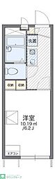 光 1Kの間取図画像