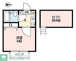 ラルーチェ 1Kの間取図画像